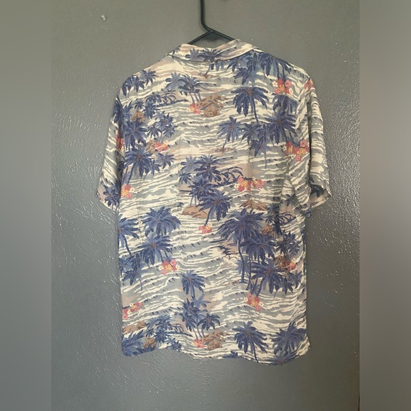 Faherty men’s Top button down Hawaiian shirt size M - Picture 4 of 9